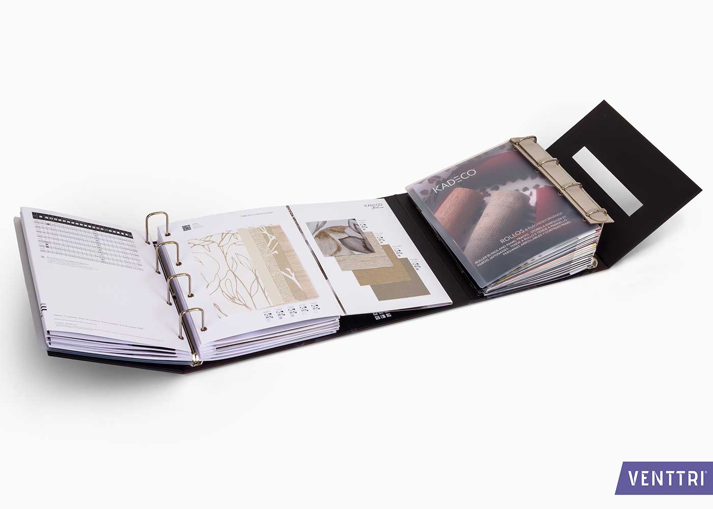 Maßgeschneidertes Kollektionbuch für Rollos